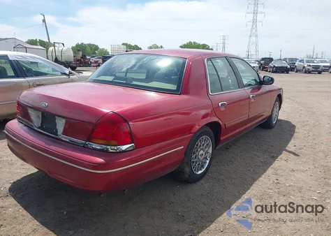 1998 Ford Crown Victoria Lx from USA, damaged, VIN 2FAFP74W7WX121489